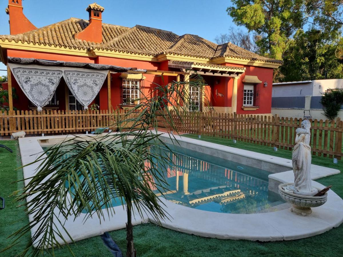 Vacaciones De Lujo.Chalet Piscina Y Playa.El Puerto Эль-Пуэрто-де-Санта-Мария Экстерьер фото